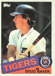 1985 Topps Baseball Cards      269     Doug Baker